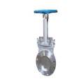 Stainless steel soft seal manual knife gate valve PZ73F zero leakage handwheel gate valve