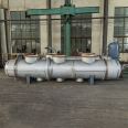 Tubular condenser, tubular heat exchanger, industrial evaporative heat transfer with a wide area