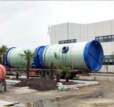 Fiberglass integrated sewage and rainwater lifting pump station source manufacturer supports customized quality assurance