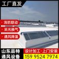 The C1ST upper open triangular electric lighting and smoke exhaust skylight structure of the roof ventilator of Pinte factory is stable