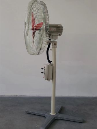BTS500 industrial grade explosion-proof shaking head fan Unico cowhorn fan wall mounted vertical type
