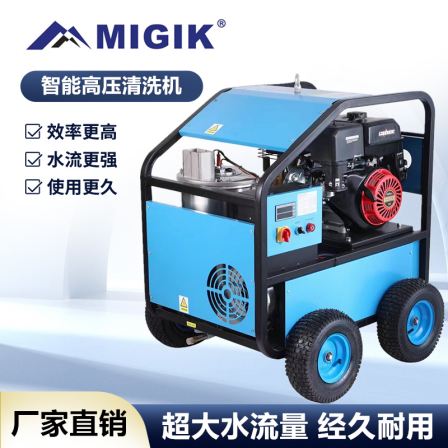 MK25/15GH gasoline driven hot water high-pressure and high-temperature cleaning machine customized for Maiji Environmental Protection