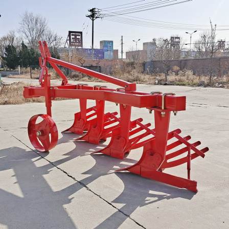 Tractor with steel plate four plow 425 plow flat pull grid plow agricultural plow