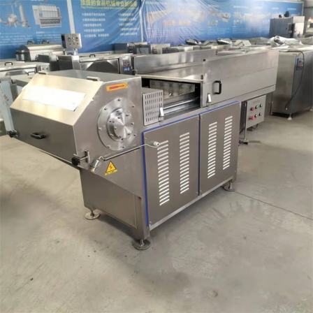 Fully automatic cutting machine, meat cutting machine, multifunctional chopping machine for chicken, duck, and fish, commercial pork frozen meat cutting machine
