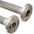 Delox Teflon hose stainless steel 304 flange metal woven mesh corrugated pipe