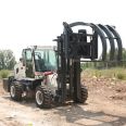 Four wheel drive off-road forklift 3.5t new 5t 6t stacking hydraulic Cart diesel four-wheel fork lift truck