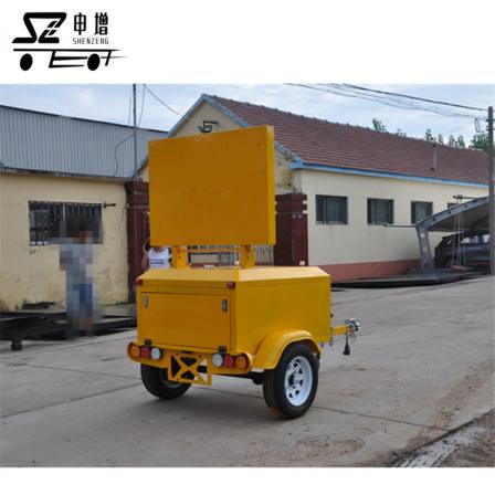 Roadworks warning vehicle Application for additional machinery Vehicle trailer Mobile tool car