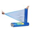 Zhiteng produces blue stretch winding film, high viscosity ultra-thin waterproof PE packaging protective film