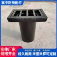 Bridge cast iron drainage hole, rectangular drainage pipe, circular drainage square opening, square drainage iron pipe, drainage pipe manufacturer