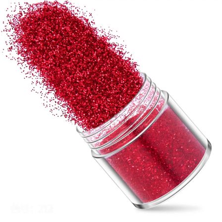 Production of PET red glitter powder 0.2mm glitter powder color gold onion powder bright red handicraft sequins
