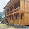 Construction of Wooden Buildings in Rural Wooden Houses Scenic Area Construction of Wooden Buildings in Residential Hotels