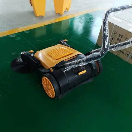 Hand propelled sweeping vehicle, sweeping machine, factory workshop, vacuum cleaning, unpowered cleaning vehicle, property, breeding farm, road