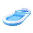 Wholesale of large household PVC inflatable pool outdoor thickened sofa swimming pool with backrest adult swimming pool by manufacturer