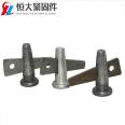 Evergrande Fasteners Supply Aluminum Film Plate Pin Pin Plate K Plate Bolt Architectural Aluminum Template Pin Spot