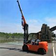 Hydraulic telescopic boom off-road forklift modification fly arm crane integrated machine Guisheng