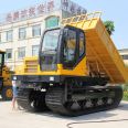 QY-120 specification steel tracked transport vehicle 【 lifting 】 can be processed year-round and customized hydraulic self unloading