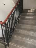 Zinc steel staircase railing, iron staircase railing, construction site protective railing, Chinese style walkway