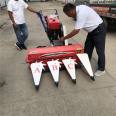 Handheld integrated rice and wheat harvester, new crescent plate harvester, wheat and alfalfa blade harvester