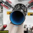 HDPE double wall corrugated pipe, plastic drainage pipe, fixed ground pipeline manufacturer with diverse specifications, supports customization