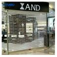 Yuou Door Industry's electric aluminum alloy crystal roller shutter doors are often used in shopping malls and other areas