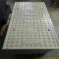 Customized SMC molding process of fiberglass material for anti-skid surface of cable trench patterned steel cover plate