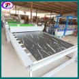 Electrostatic precipitator, pet cold light source, uv curing fiberboard protective film veneer machine, four pass re pressing, one-step molding