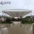 Outdoor windproof and rainproof activity tent Large warehouse mobile tent Electric telescopic storage canopy customization