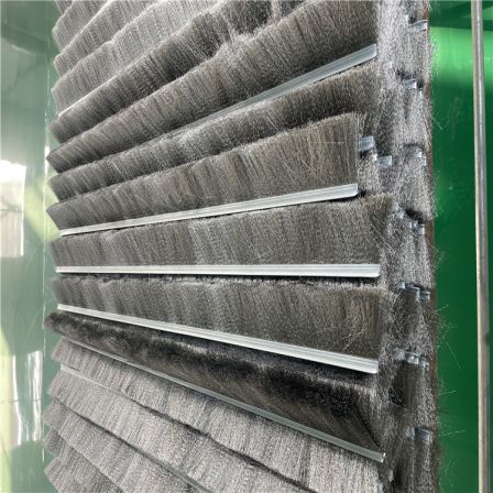 Sealing steel wire brush for ring cooling machine Steel wire brush for sintering machine Steel brush for smoke hood Insulation steel wire brush