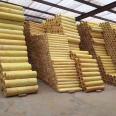 Aluminum foil veneer rock wool pipe steam pipeline insulation rock wool pipe shell fire retardant insulation pipe support customization