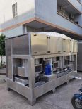 Factory produced pneumatic mixed rotation spray paint cabinet, cyclone tower spray paint workshop, washing, dust removal, and waste gas treatment, on-site installation