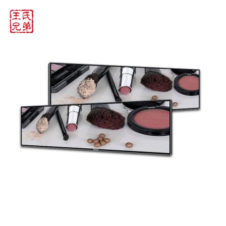 Wang Brothers wall mounted vertical strip screen advertising machine, high-definition LCD strip screen, car mounted display screen player