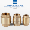 Brass vertical check valve H12X-16 copper wire thread check valve initial high valve