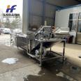 Automatic ultrasonic cleaning equipment for fruit and vegetable bubble cleaning machine assembly line