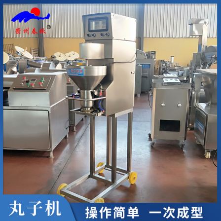 Multi functional cored fish ball extruder ball forming machine full-automatic commercial conditioner Rice-meat dumplings making complete equipment