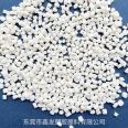 Natural ABS with 10% -40% fiber reinforced particles modified with new material with low shrinkage, high impact and heat resistance