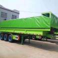 13 meter side dump truck price flat dump semi trailer side dump semi trailer Yongyang Automobile Industry