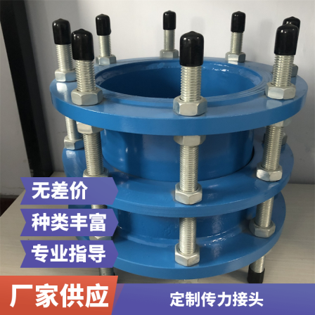 Wear-resistant double flange power transmission joint can be customized for pipeline loose sleeve power transmission compensation joint Jin Huilong