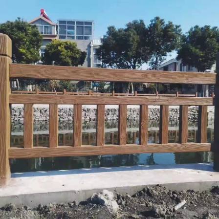 Ten years of professional and reliable ordering of river imitation wooden railings and forked landscape railings