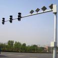 Monitoring road octagonal pole conical pole sign pole 6/7/8 meter column T-shaped L-shaped signal light pole