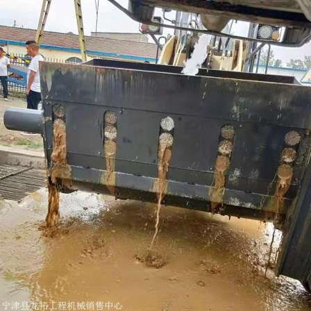 Continuous concrete mixing bucket, forklift, mixer, loader installation, sand washing machine