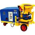 The five cubic shotcrete machine is suitable for greening hard rock areas with low rebound rate of shotcrete