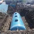 Zhongchang buried water storage tank with a volume of 50 cubic meters and 100 cubic meters is integrally formed by mechanical winding method