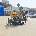 Photovoltaic ground nail pile driver, small solar foundation drilling machine, tracked dual purpose down-the-hole drilling machine