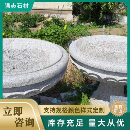Stone carving, stone table, stone bench, natural marble, outdoor courtyard villa, tea and rest area decorations