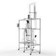 Glass distillation kettle for on-site installation in Kuangsheng Industrial Laboratory can be customized according to needs