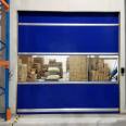 PVC fast Roller shutter clean workshop clean fast door blue stack door radar induction electric