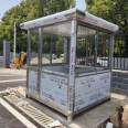 Customized stainless steel outdoor toll booth for security guard in residential office building Honggang Environmental Protection