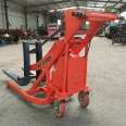 Simple Small Electric Forklift Hydraulic Lifting and Handling Curved Arm Electric Convenient Handcart