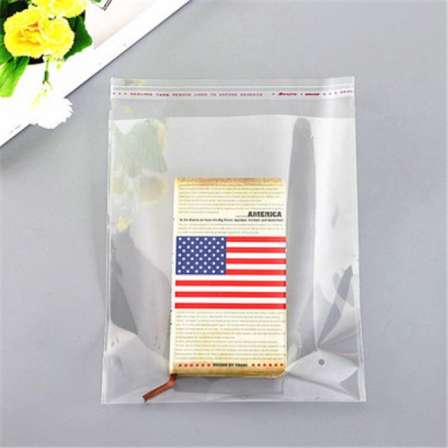 OPP self-adhesive bag, transparent lace, explosion-proof perforated clothing bag, printing, self sealing, jewelry packaging bag