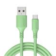Silicone data cable Apple Android Type-C liquid USB charging cable supports customization